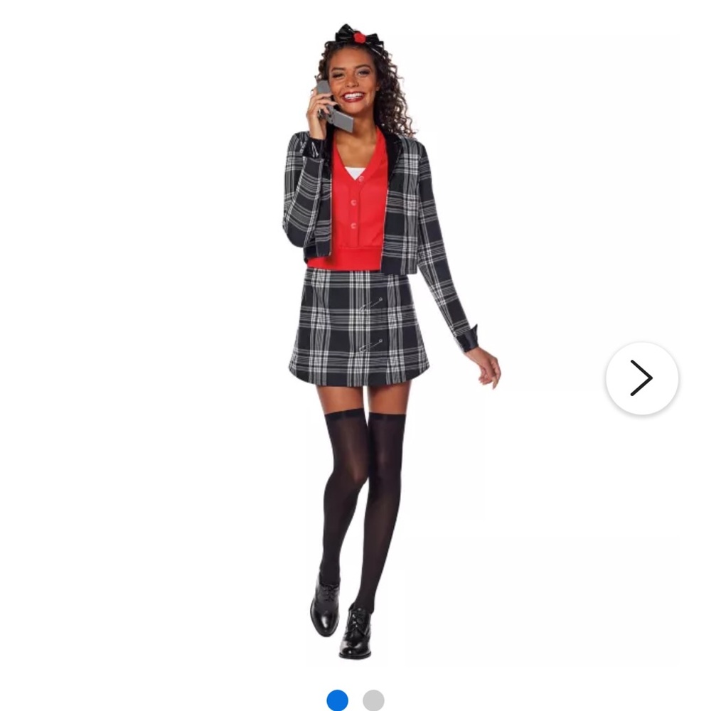 Spirit Plaid Jacket and Skirt Set - Red and Black HAT INCLUDED!!!!!